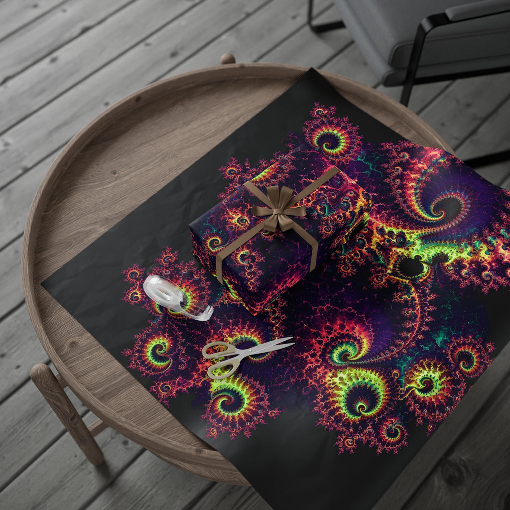 Copper Infinity - Blacklight Wrapping Paper