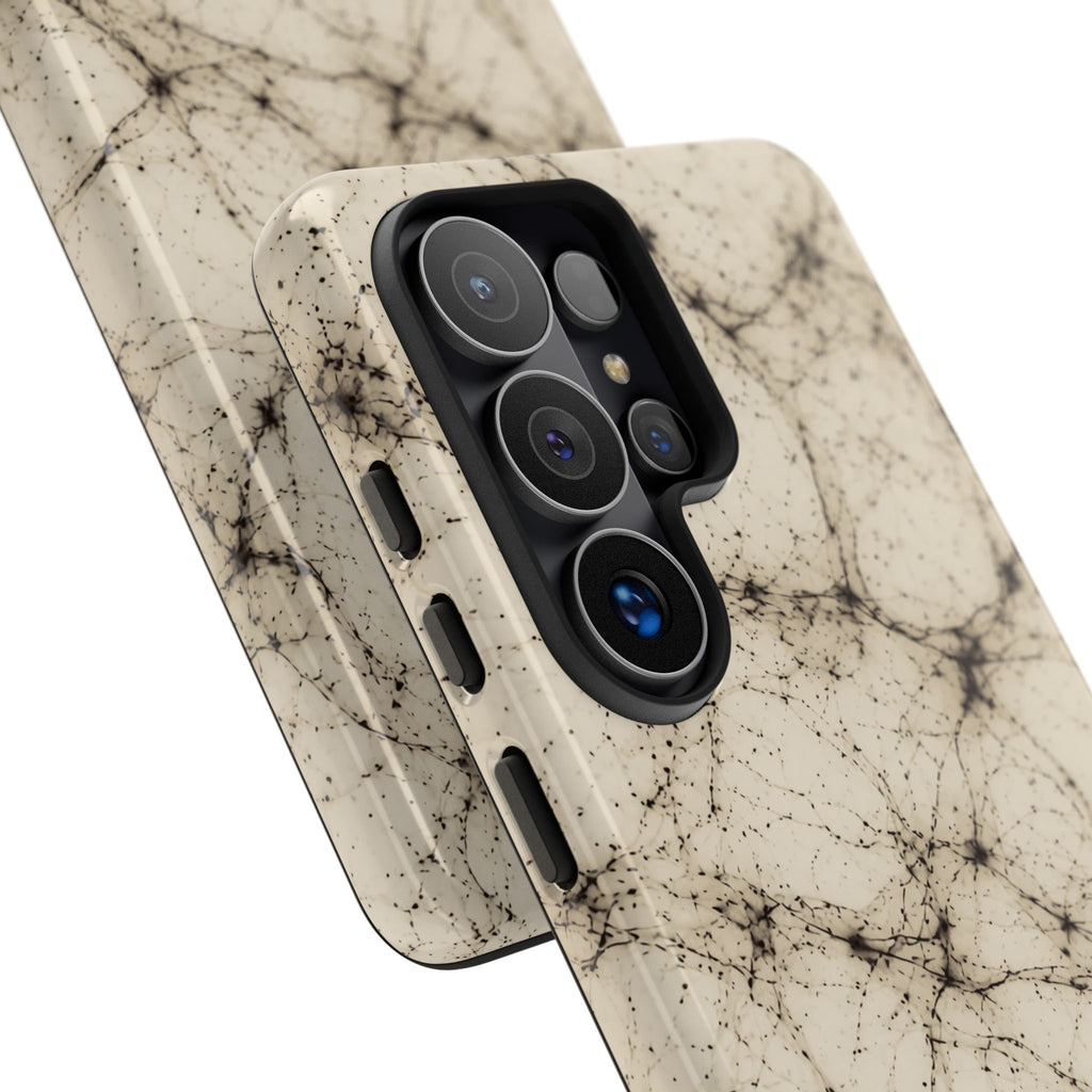 Neon Mycelium - Ink on Paper Phone Case
