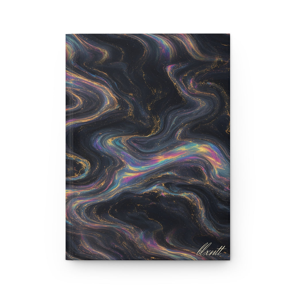 Galaxy Iridescent Marble Hardcover Journal