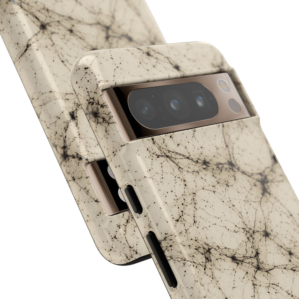 Neon Mycelium - Ink on Paper Phone Case