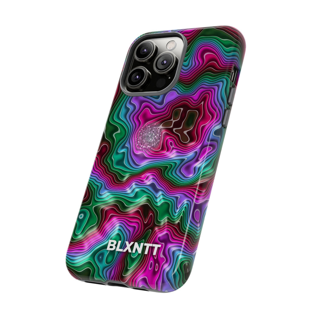 Neon Agate Phone Case