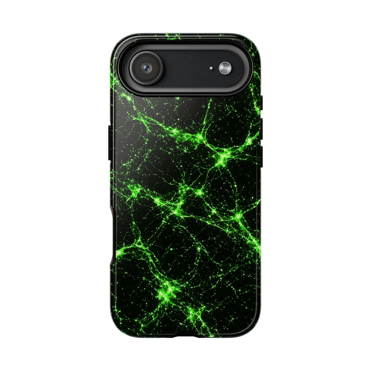 Neon Mycelium - Toxic Lime Phone Case
