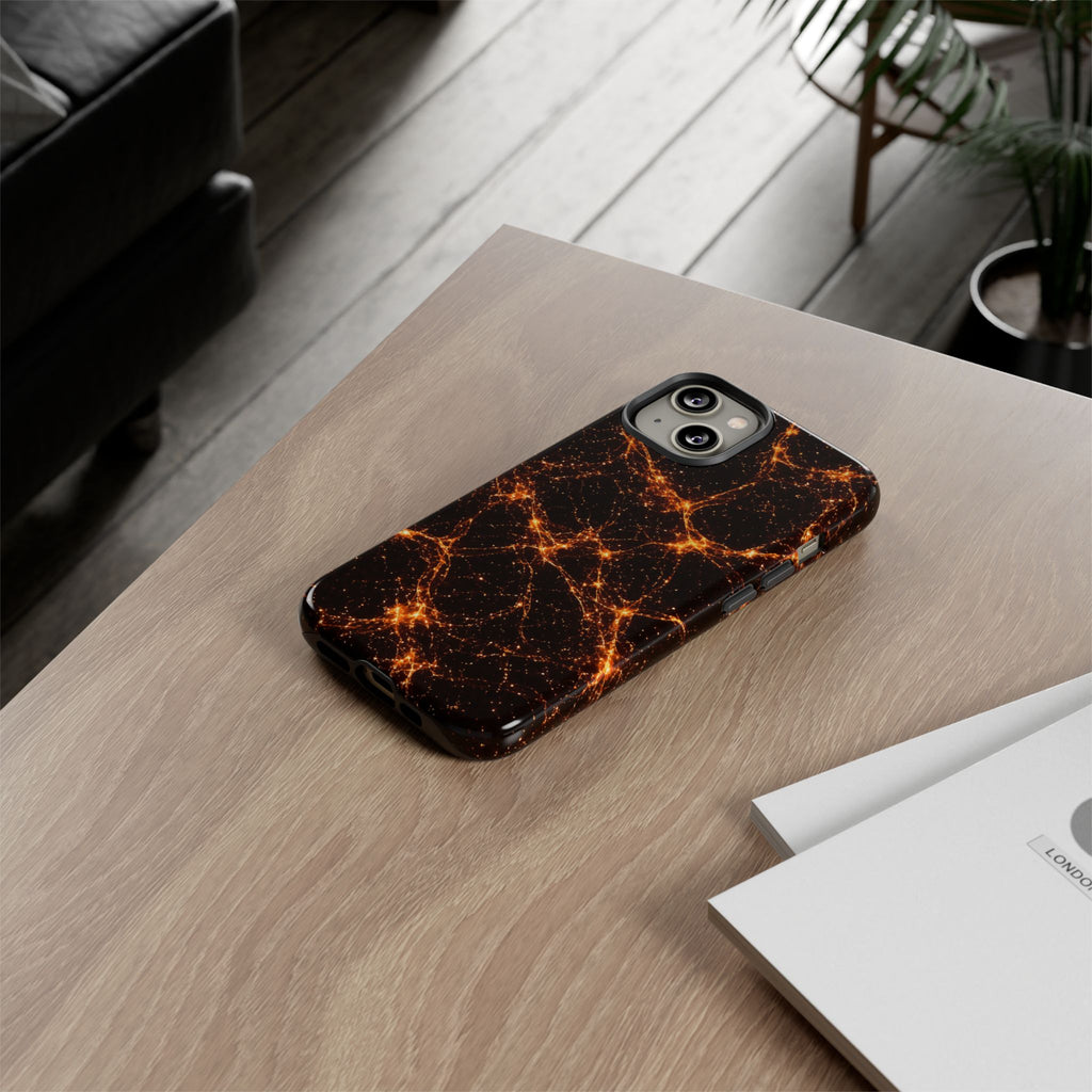 Neon Mycelium - Solar Flare Phone Case