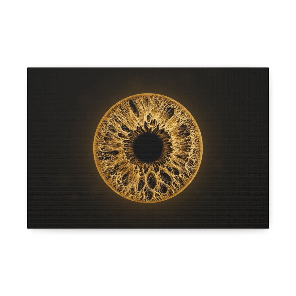 BLXNTT Iris – Lace Web Amber Glossy Canvas
