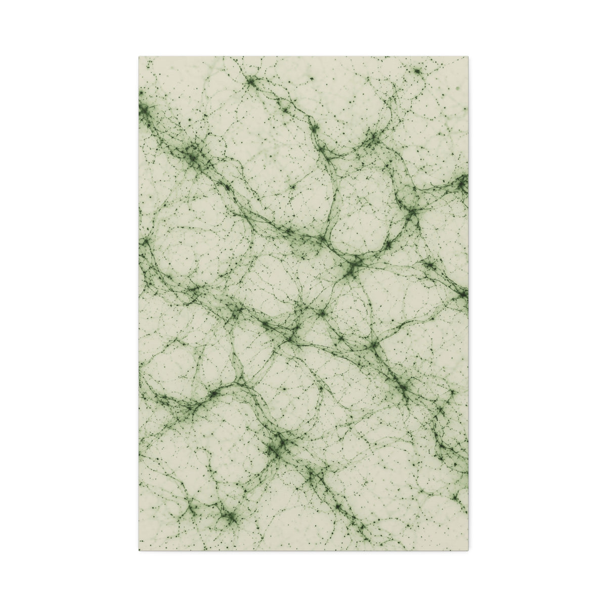 Neon Mycelium - Matcha Latte Glossy Canvas