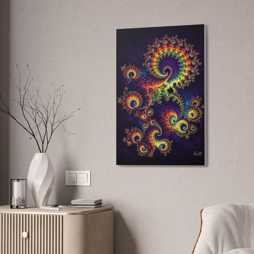 Copper Infinity - Rainbow Glossy Canvas