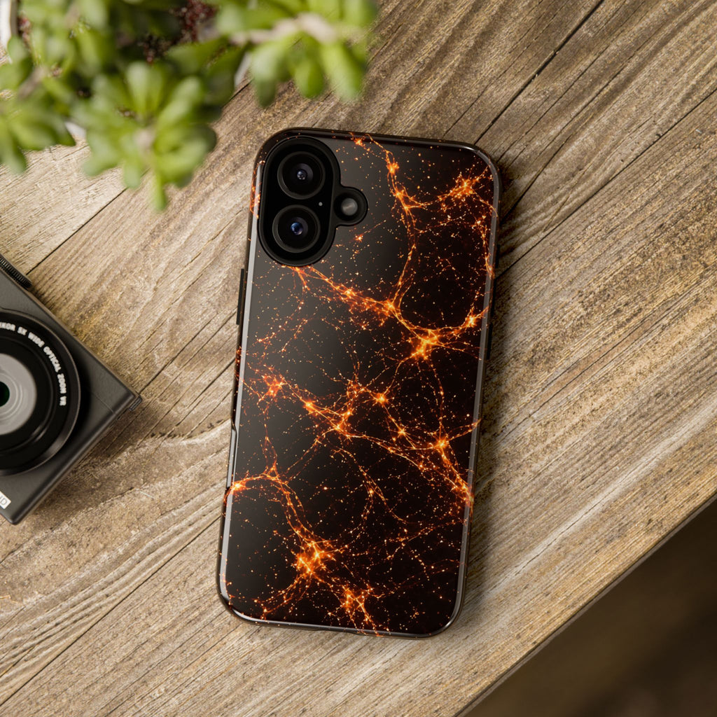 Neon Mycelium - Solar Flare Phone Case