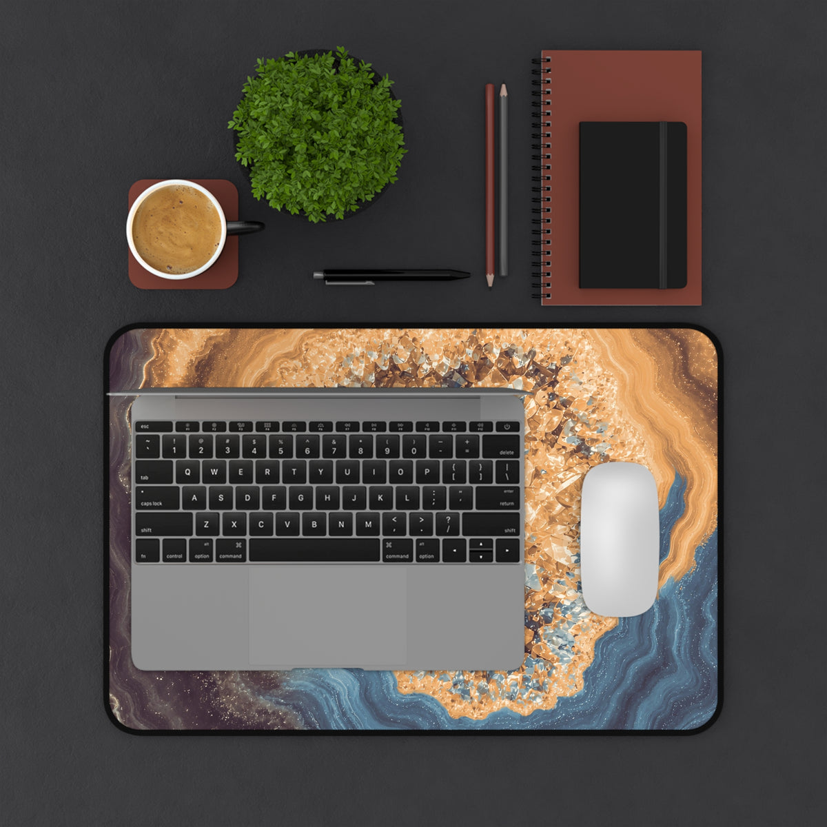 Geode Core - Desert Mirage Desk Mat