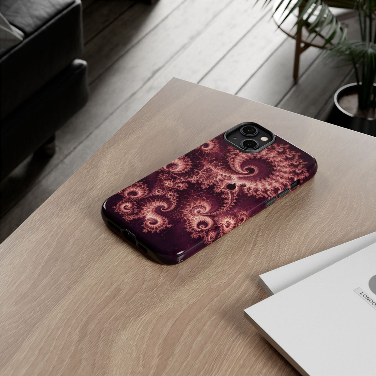 Copper Infinity - Rose Quartz Phone Case