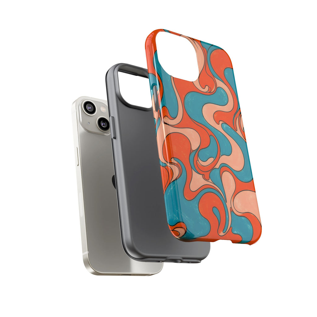 Fillmore Flow - Blood Orange & Teal Phone Case