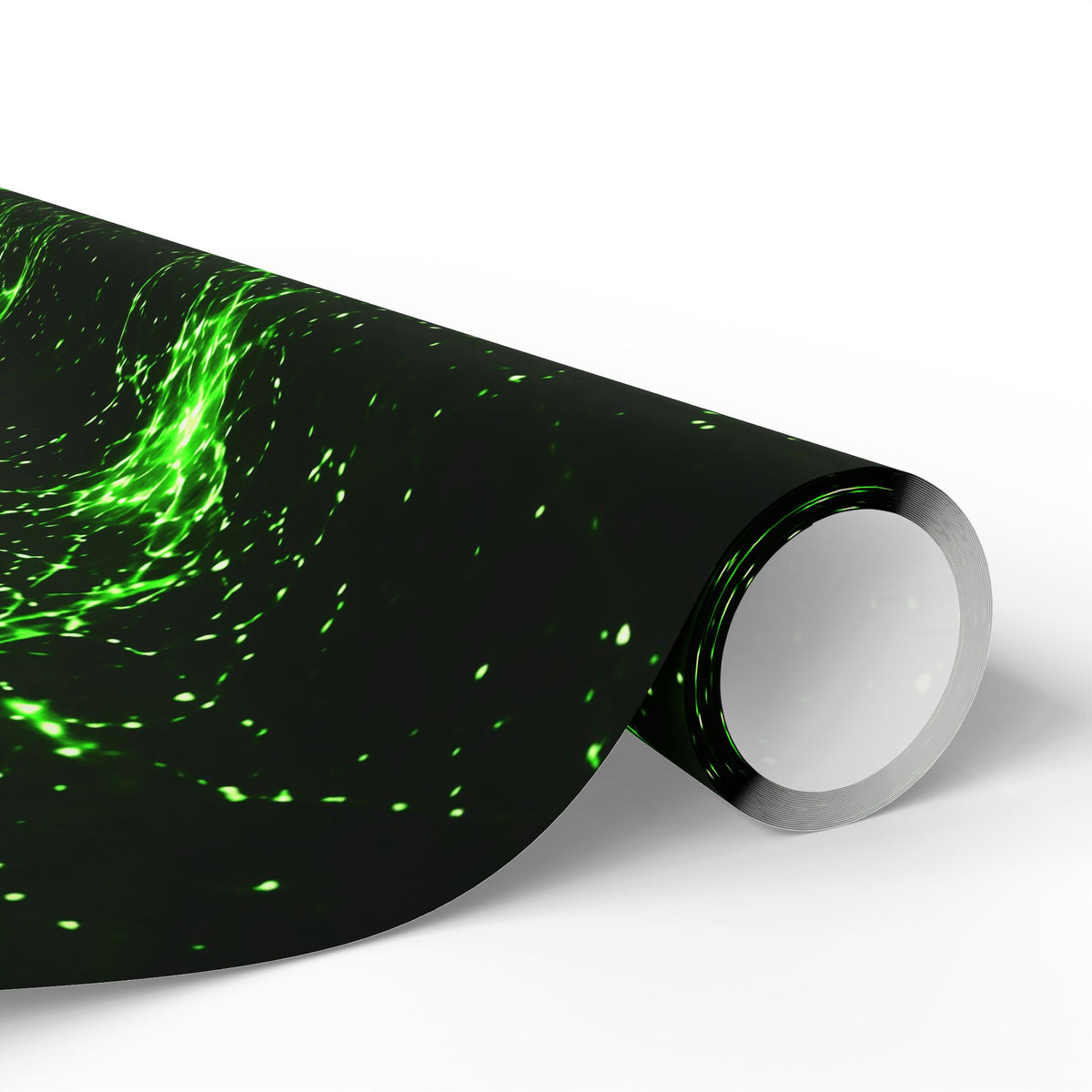 Neon Mycelium - Toxic Lime Wrapping Paper