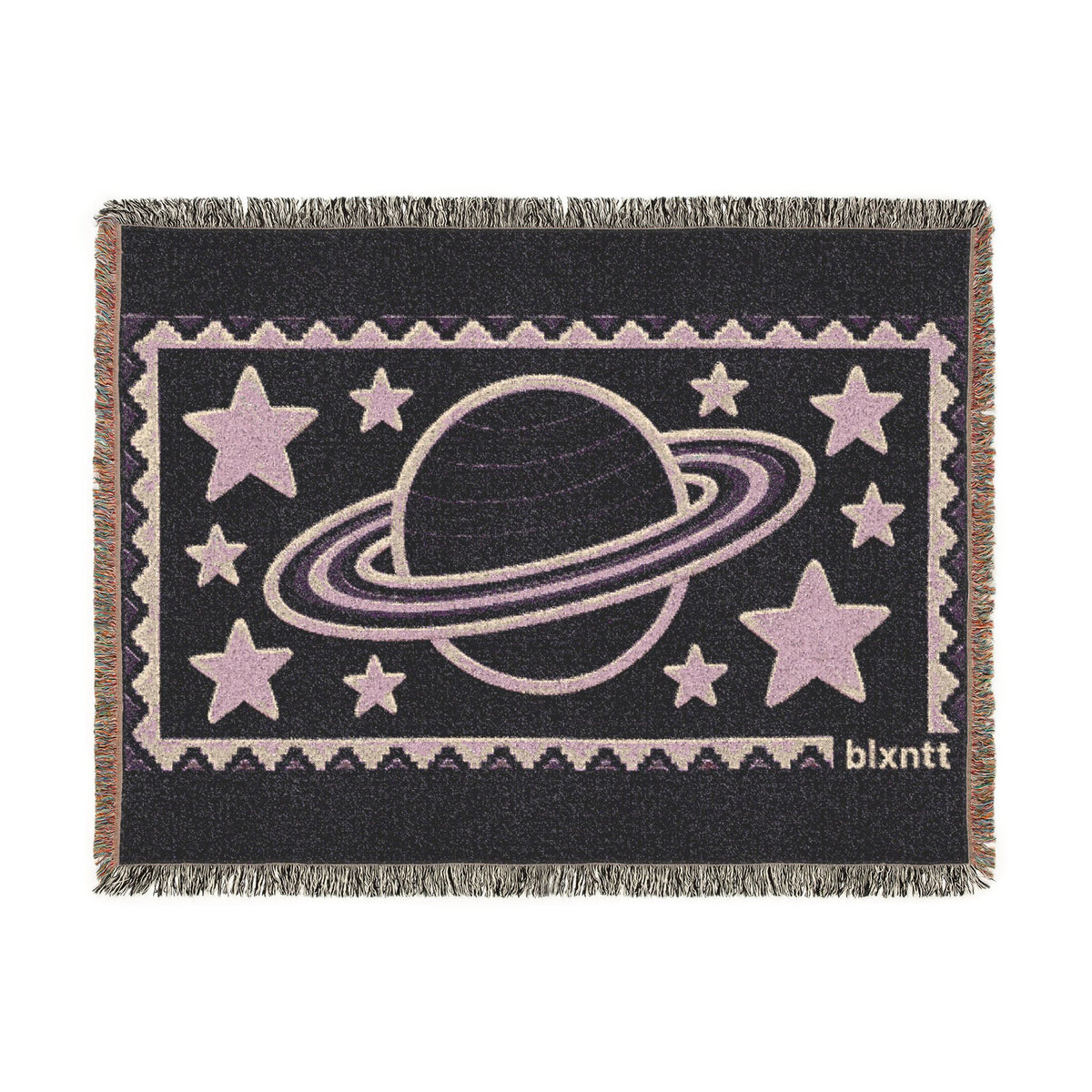 BLXNTT Purple Hippie Woven Blanket #3