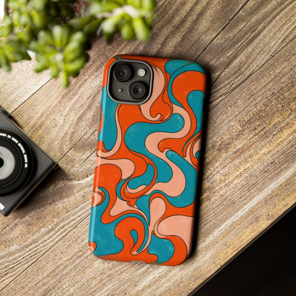 Fillmore Flow - Blood Orange & Teal Phone Case
