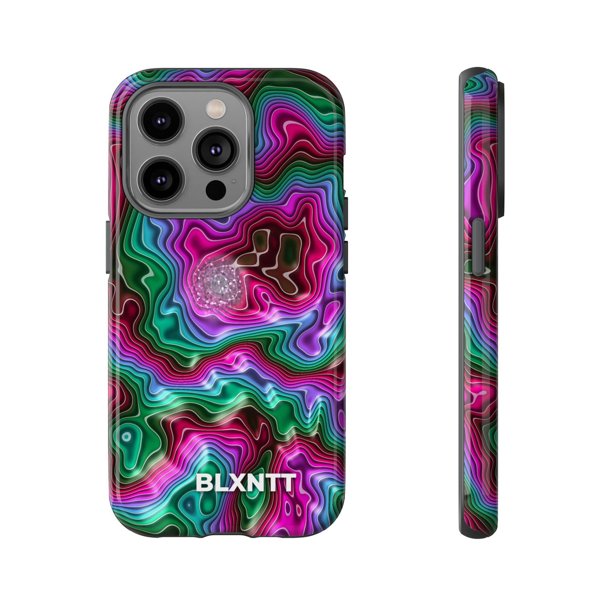 Neon Agate Phone Case