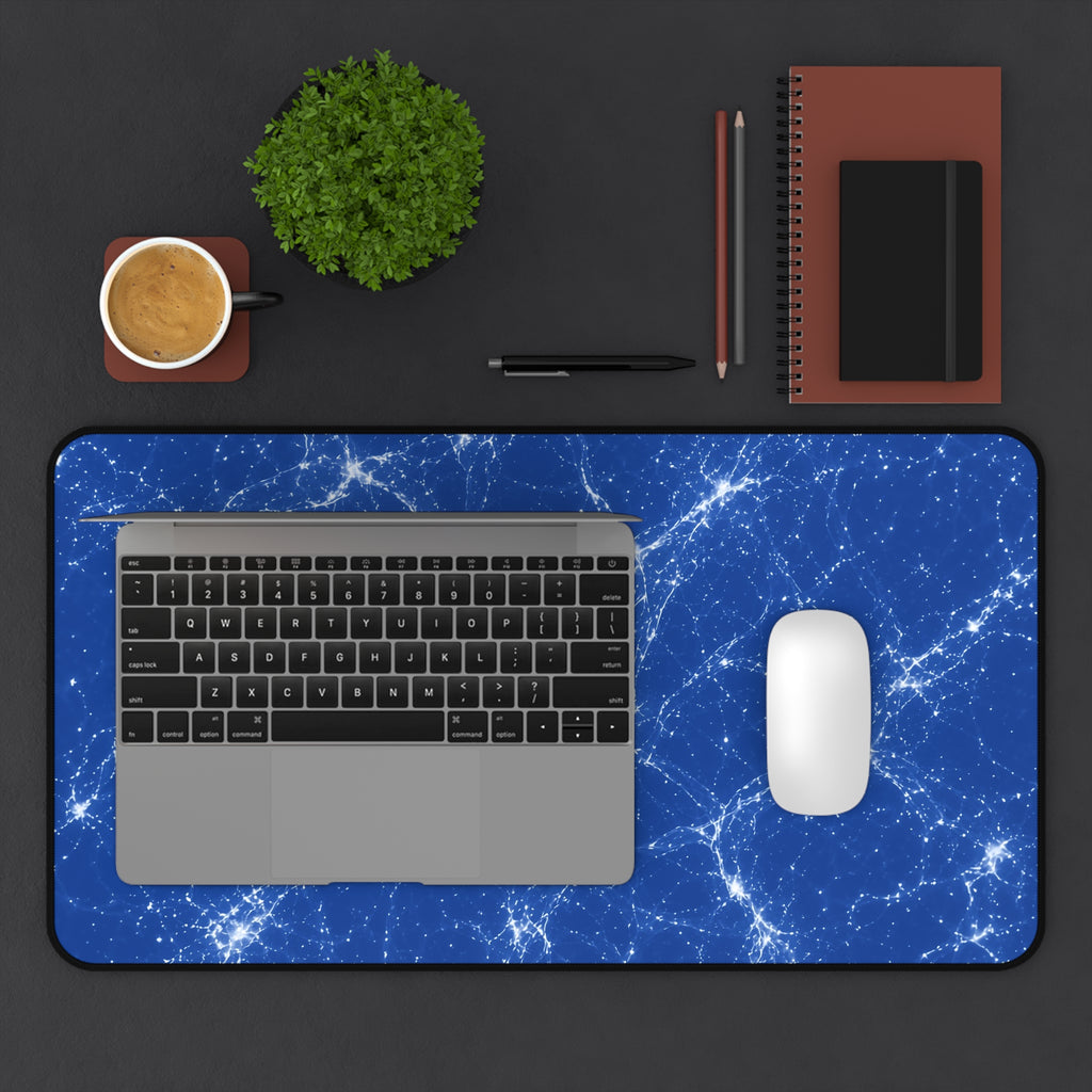 Neon Mycelium - Blueprint Desk Mat