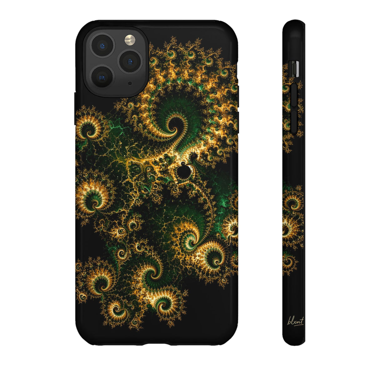Copper Infinity - Emerald & Gold Phone Case