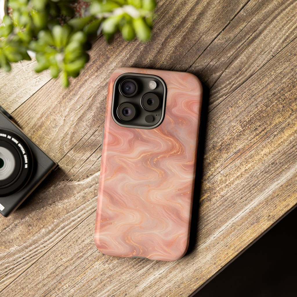 Rose Gold Marble Phone Case