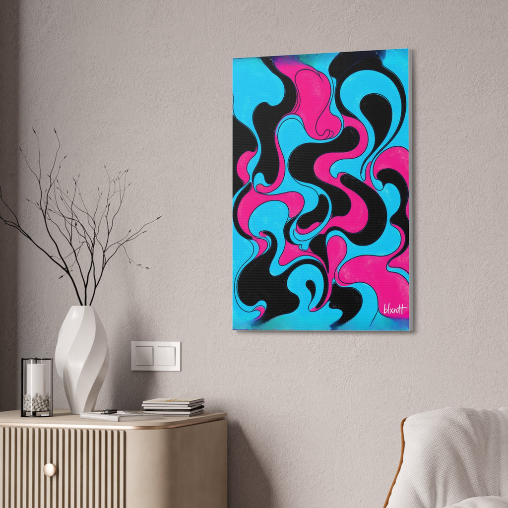 Fillmore Flow - Cyberpunk Glossy Canvas