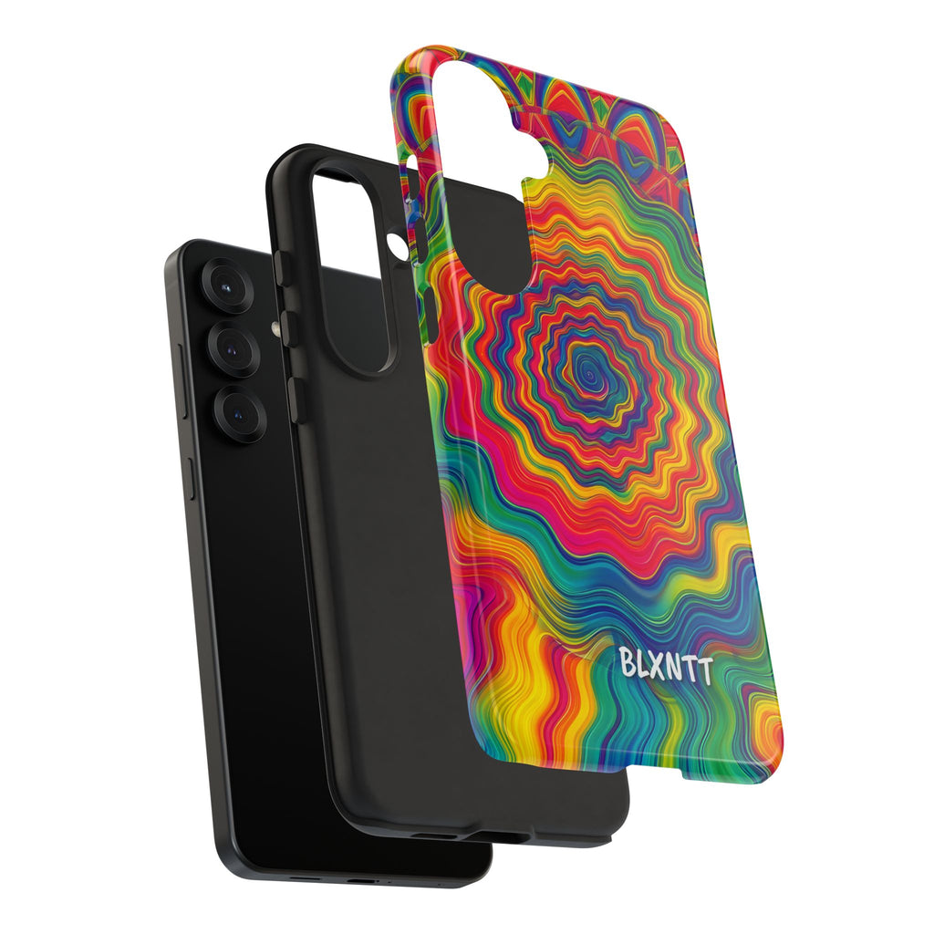 Hypnotic Rainbow Ripple Phone Case