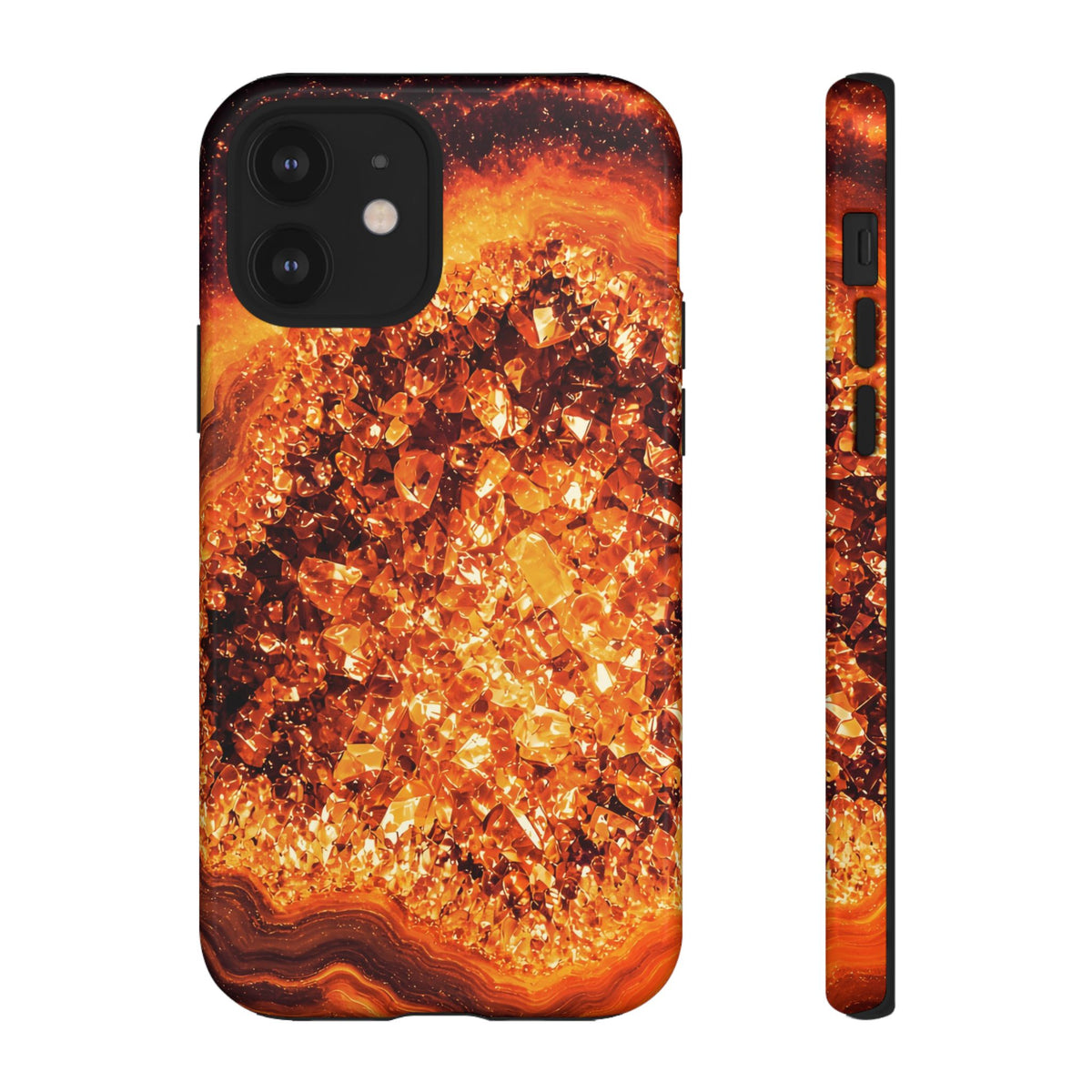 Geode Core - Molten Lava Phone Case
