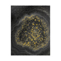 Geode Core - Mono Gold Spark Jigsaw Puzzle