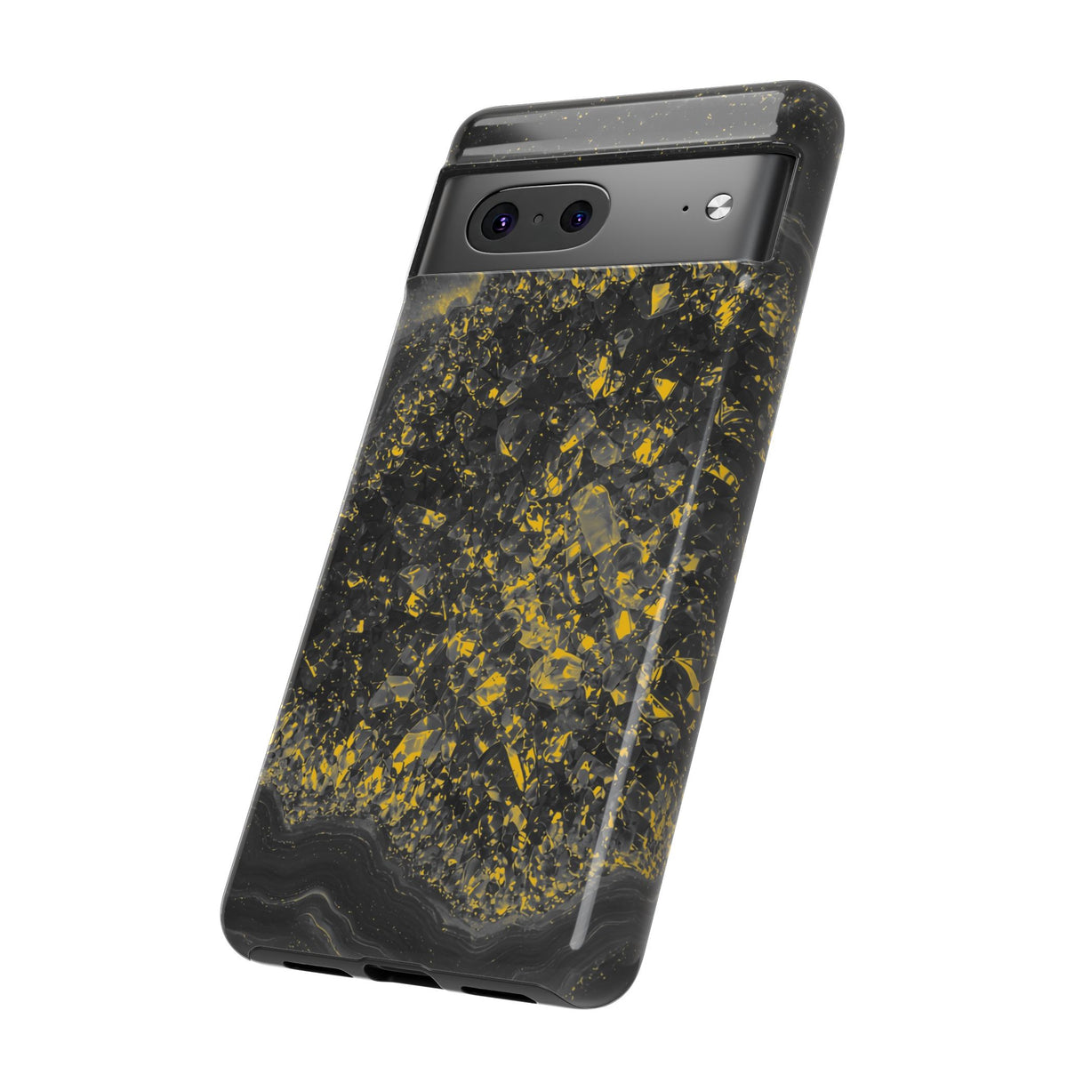 Geode Core - Mono Gold Spark Phone Case