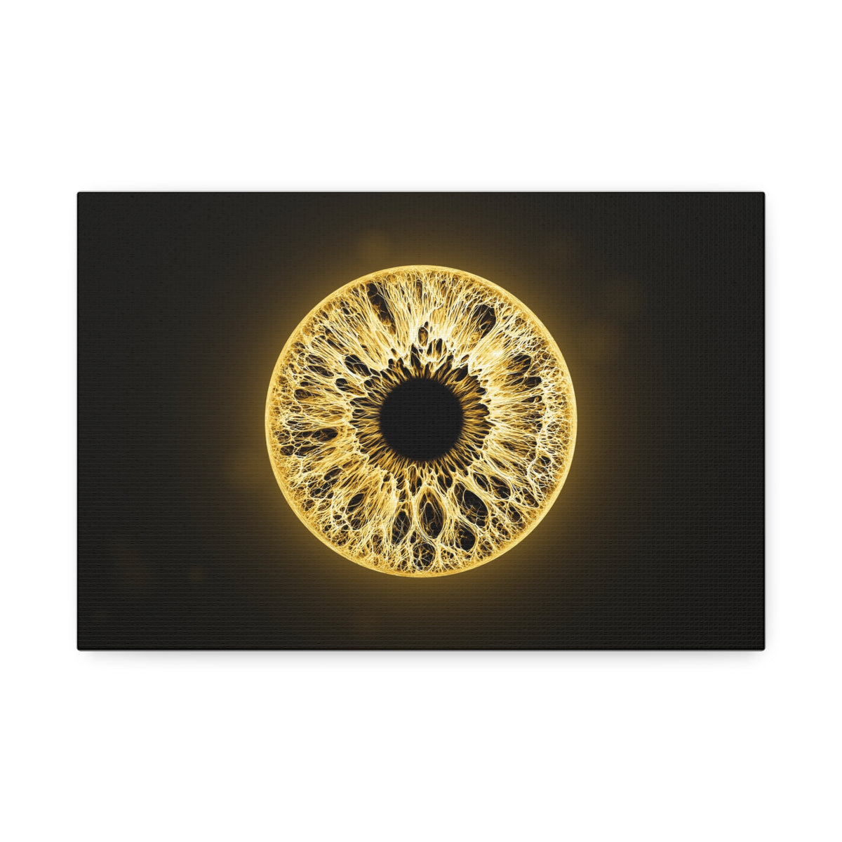 BLXNTT Iris – Lace Web Molten Gold Glossy Canvas