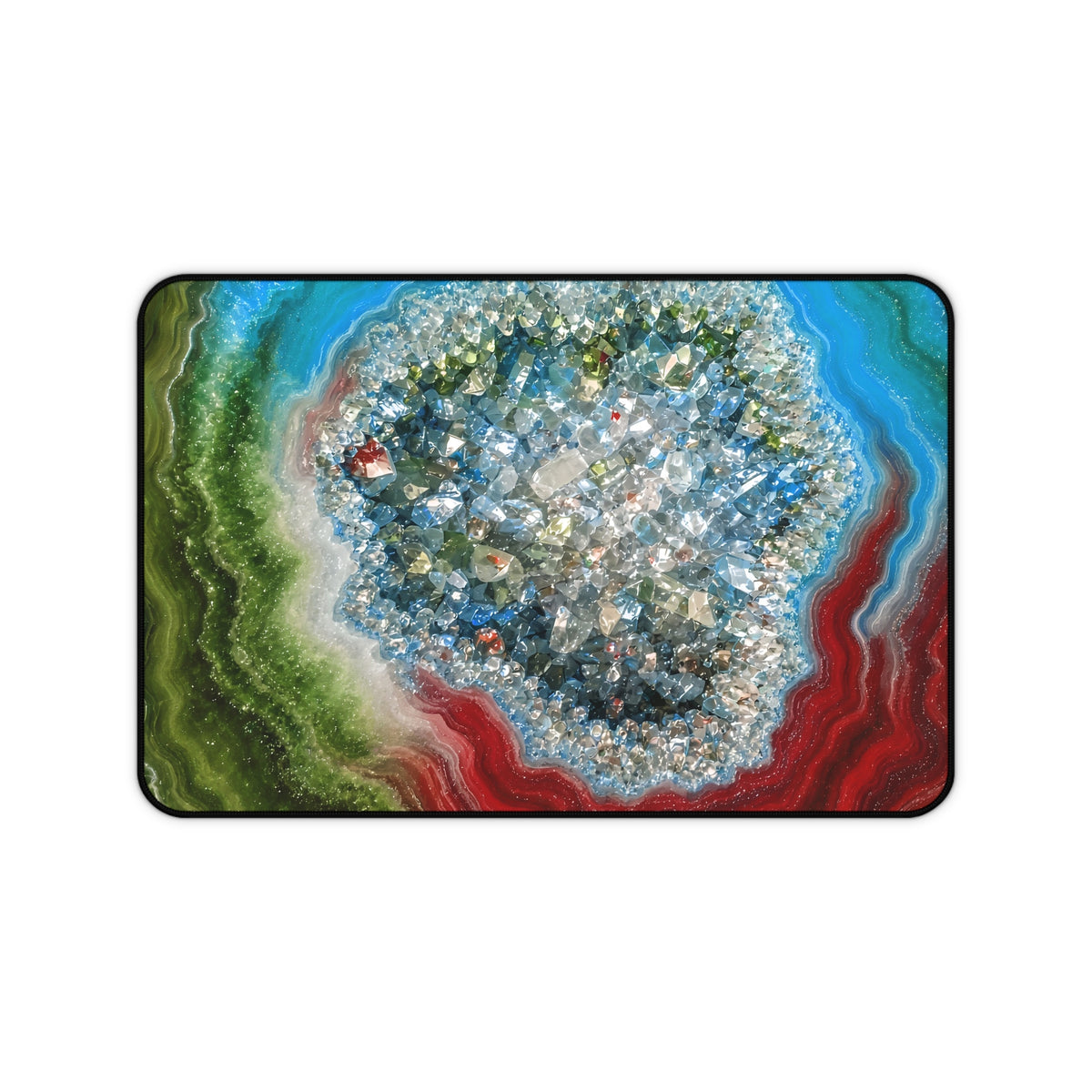 Geode Core - Lagoon Desk Mat