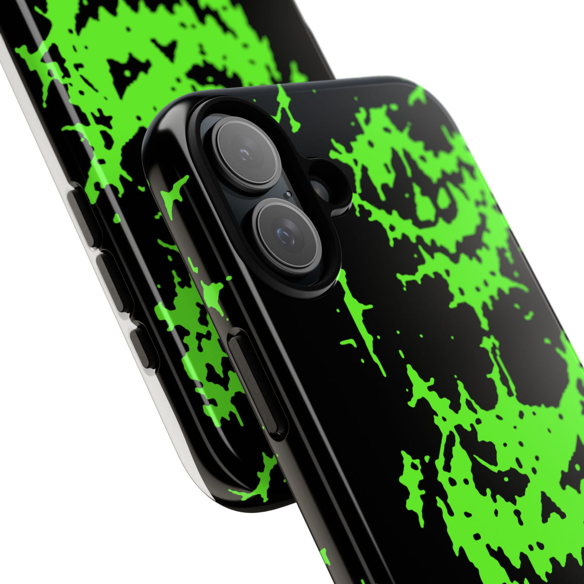 Green Spiderweb Pumpkin Phone Case