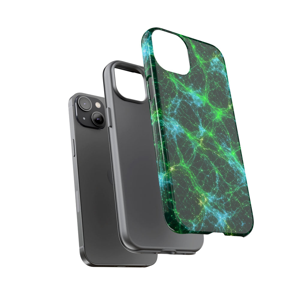 Neon Mycelium - Mermaid Phone Case
