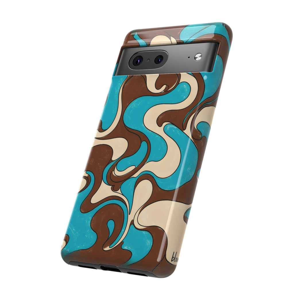 Fillmore Flow - Turquoise & Chocolate Phone Case