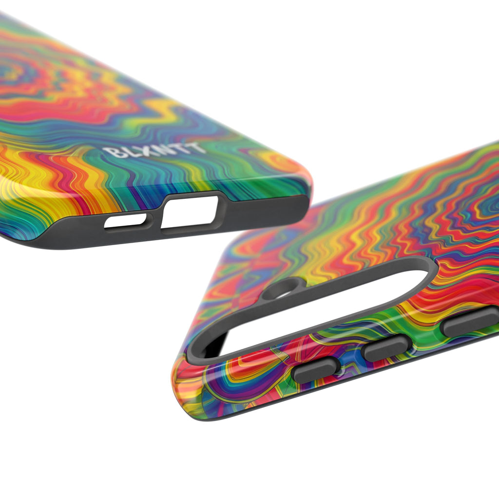 Hypnotic Rainbow Ripple Phone Case