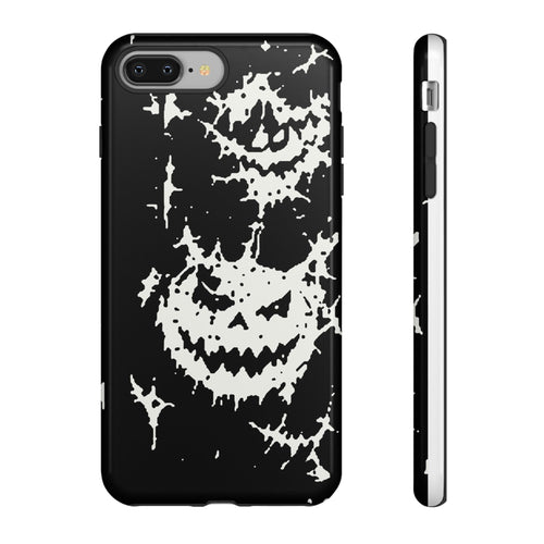 White Spiderweb Pumpkin Phone Case