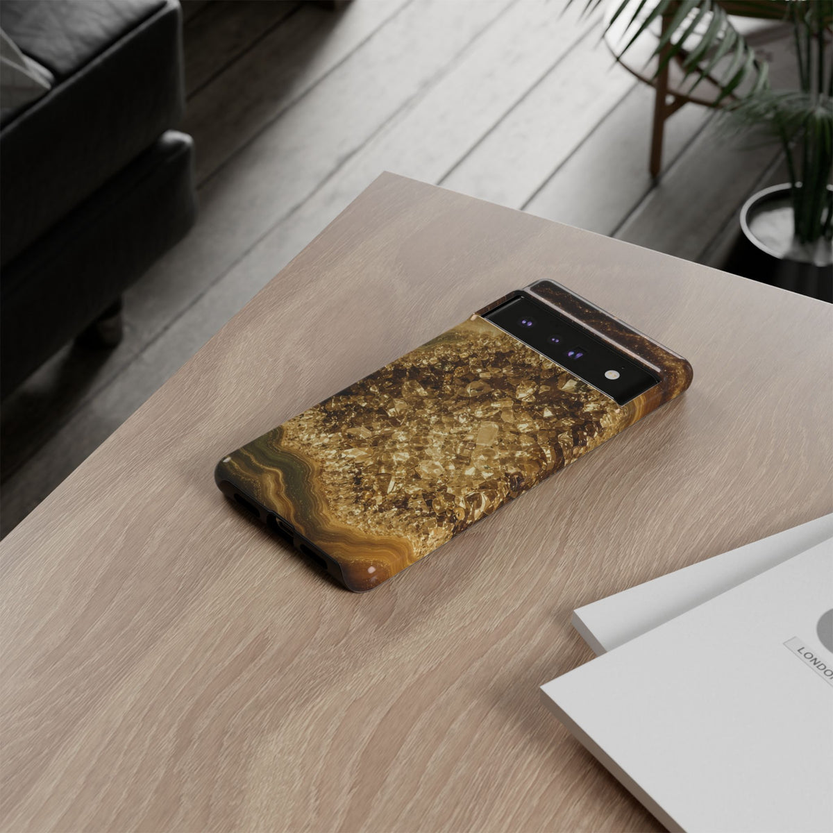 Geode Core - Gold Vein Phone Case