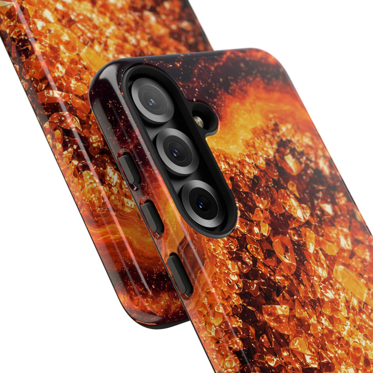 Geode Core - Molten Lava Phone Case