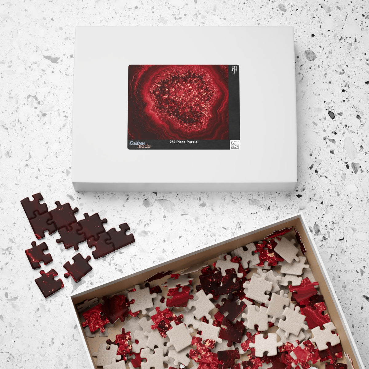 Geode Core - Cherry Cola Jigsaw Puzzle