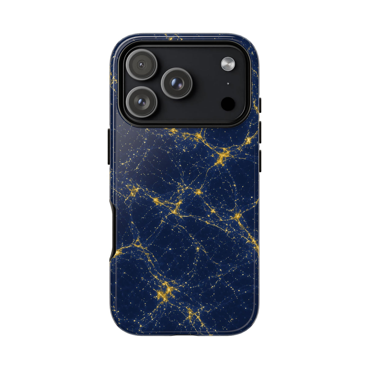 Neon Mycelium - Mustard Navy Phone Case