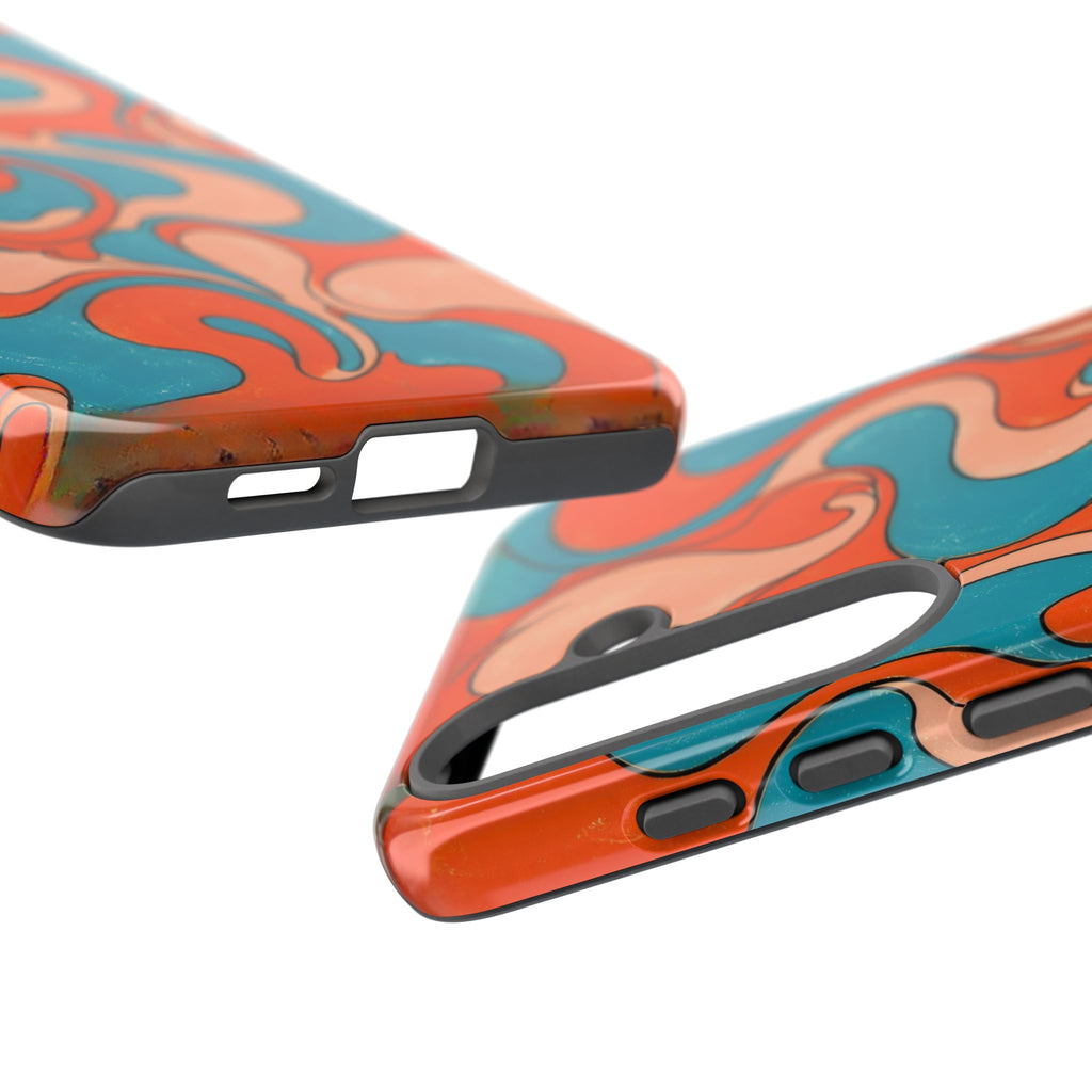 Fillmore Flow - Blood Orange & Teal Phone Case