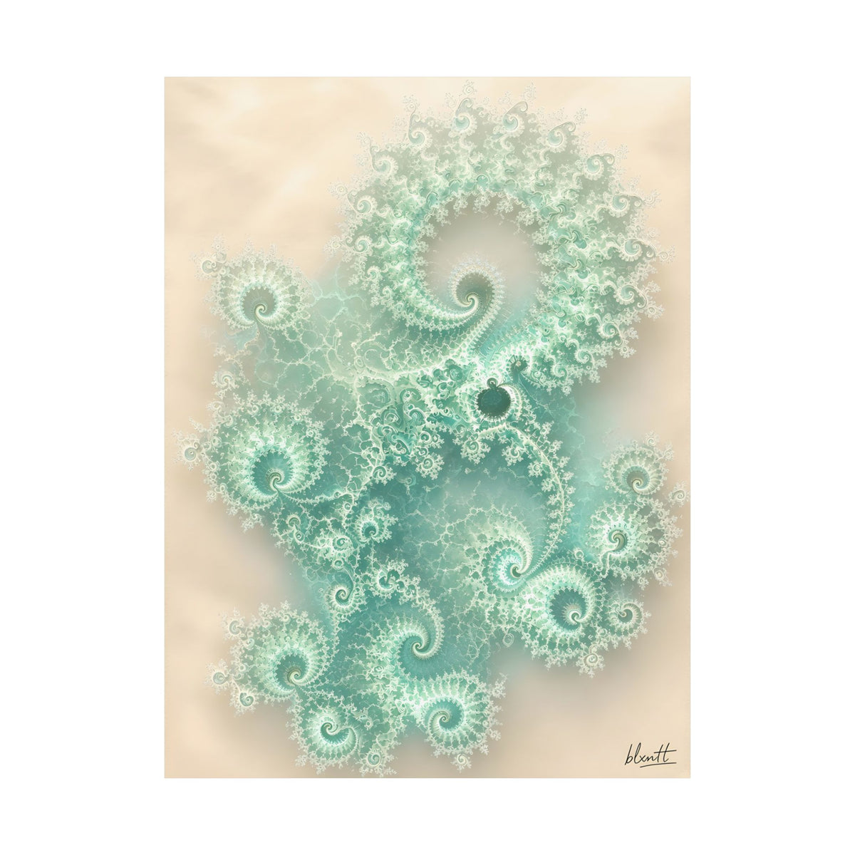 Copper Infinity - Sea Glass Poster