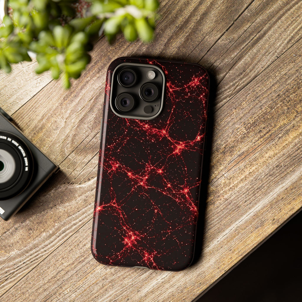 Neon Mycelium - Blood Moon Phone Case
