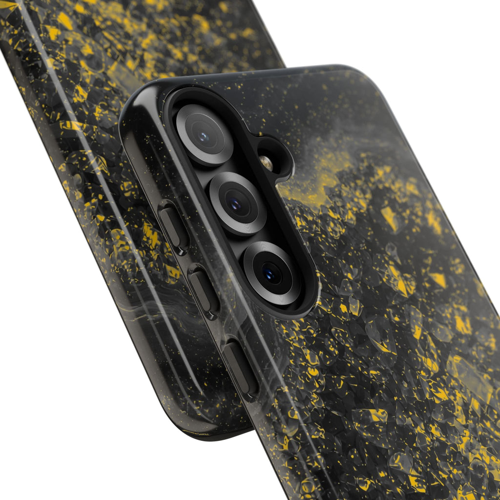 Geode Core - Mono Gold Spark Phone Case