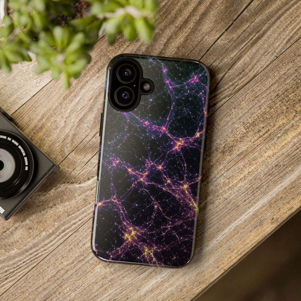 Neon Mycelium - Holographic Phone Case