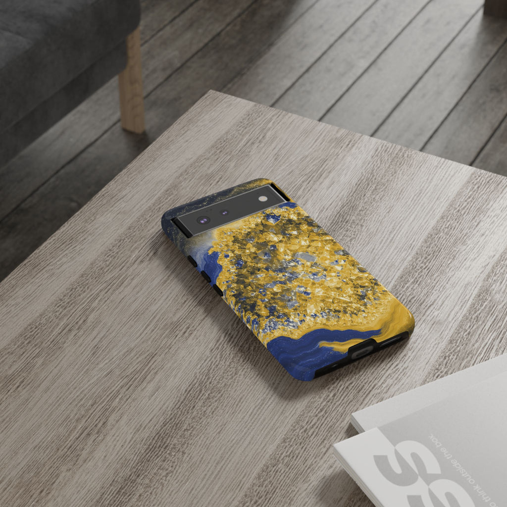 Geode Core - Mustard Navy Phone Case