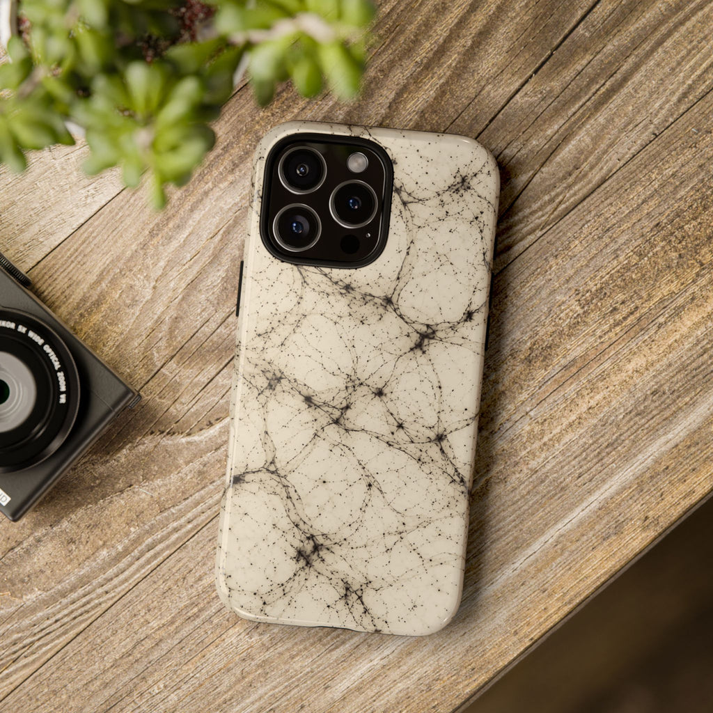 Neon Mycelium - Ink on Paper Phone Case
