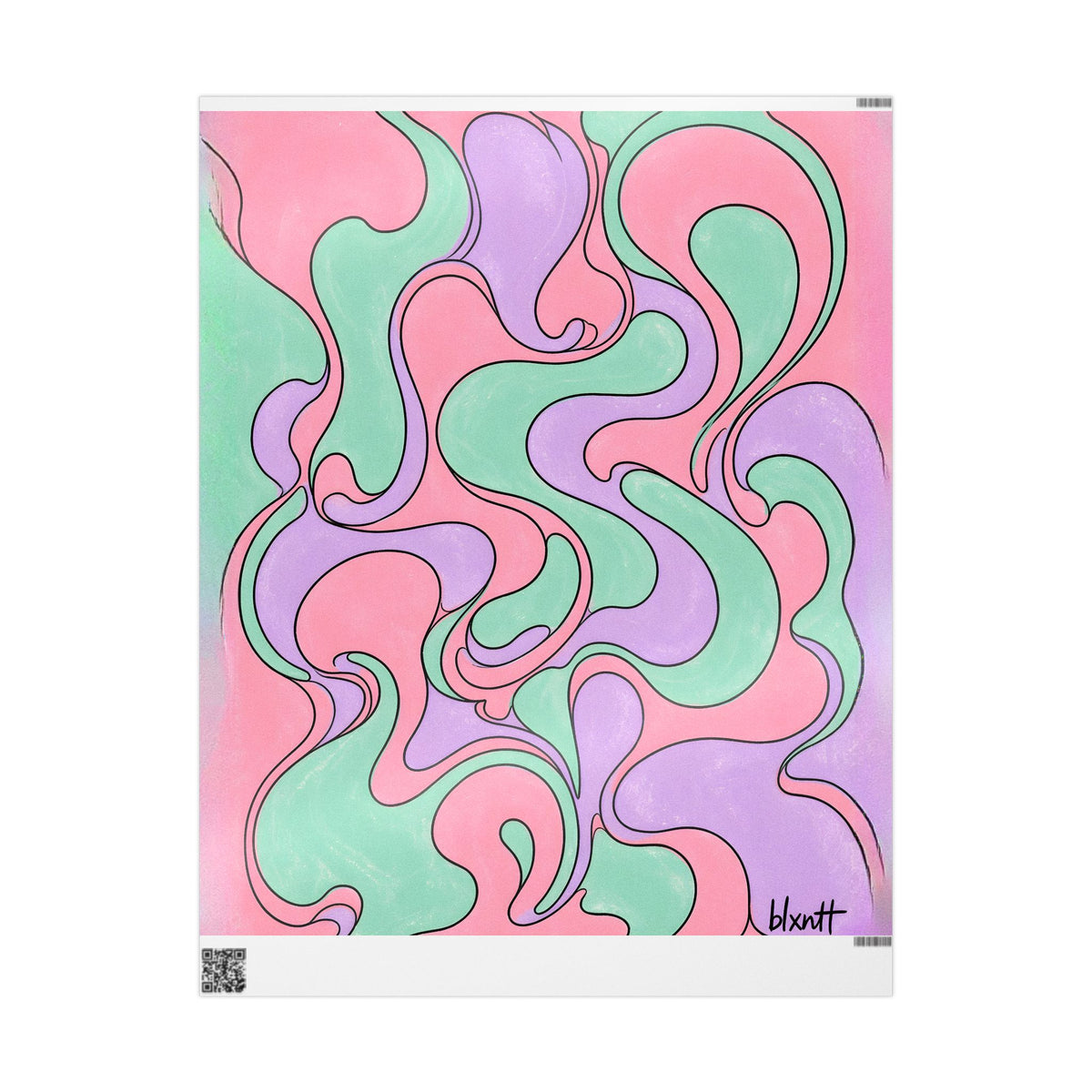 Fillmore Flow - Pastel Wrapping Paper