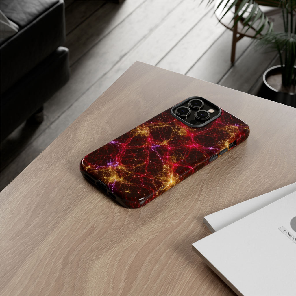Neon Mycelium - Rainbow Nerve Phone Case