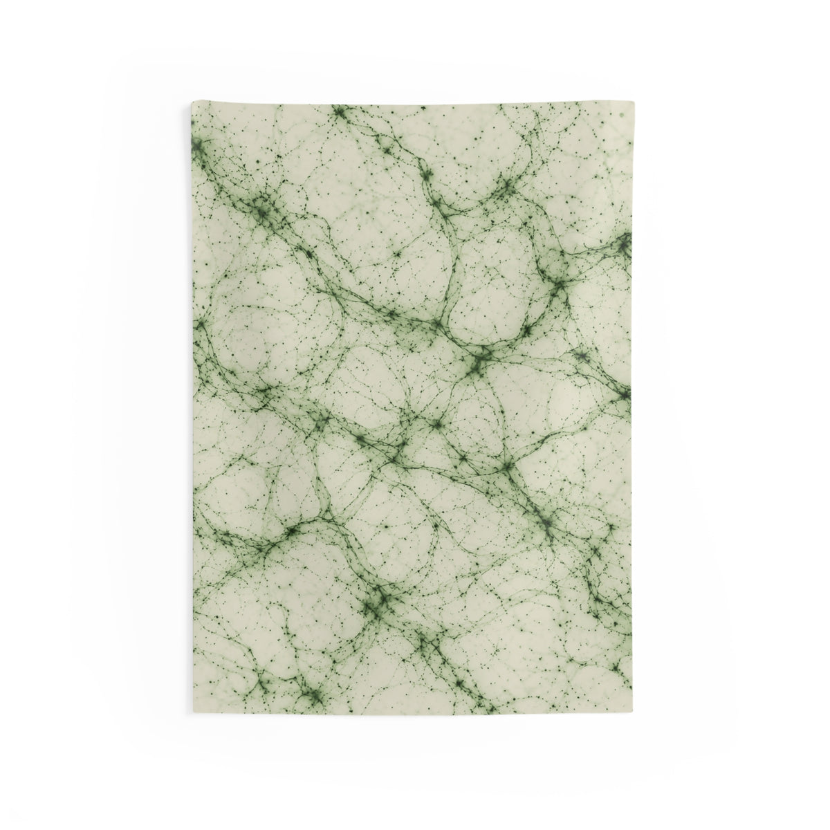 Neon Mycelium - Matcha Latte Tapestry