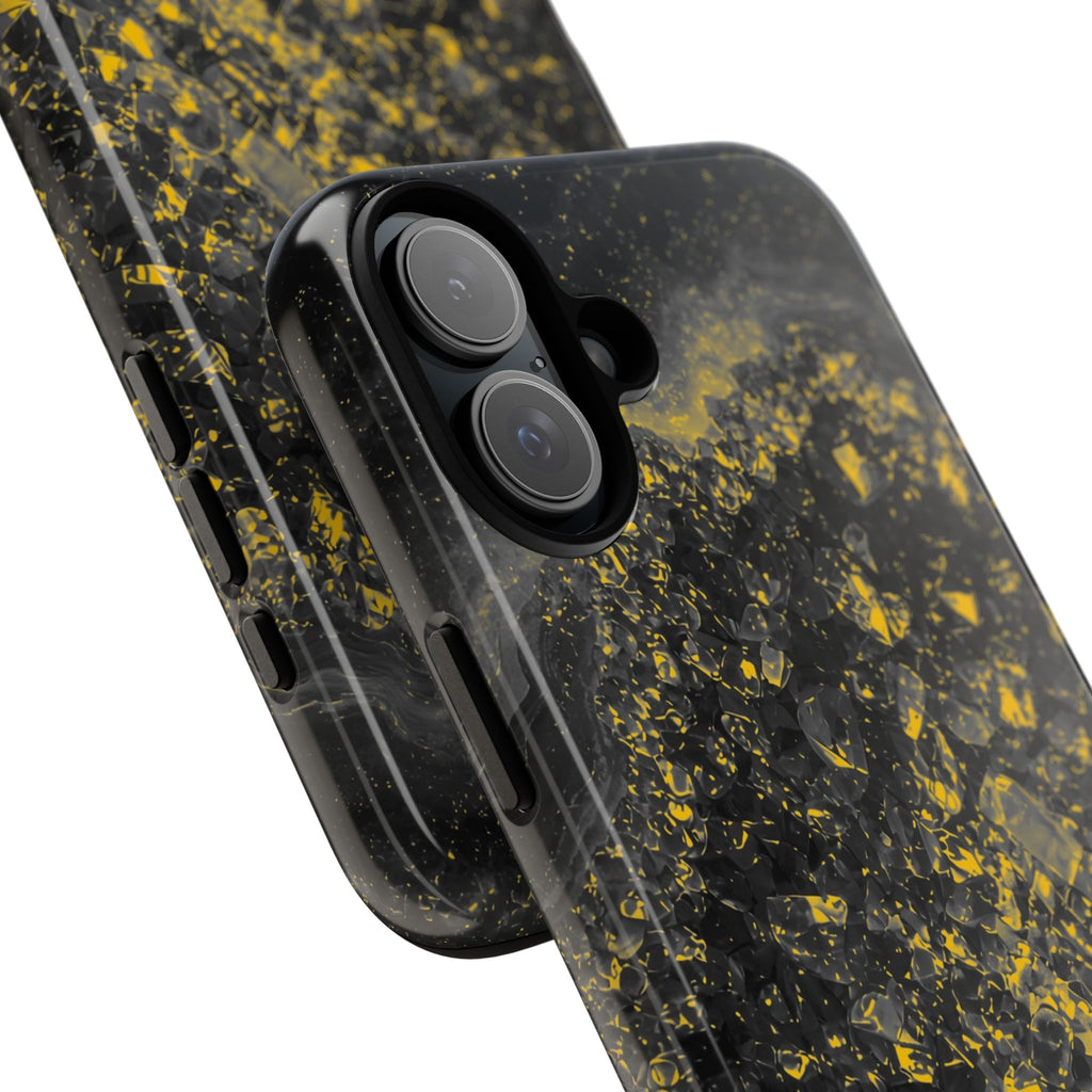 Geode Core - Mono Gold Spark Phone Case