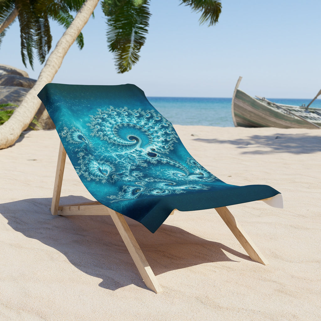 Copper Infinity - Lagoon Beach Towel