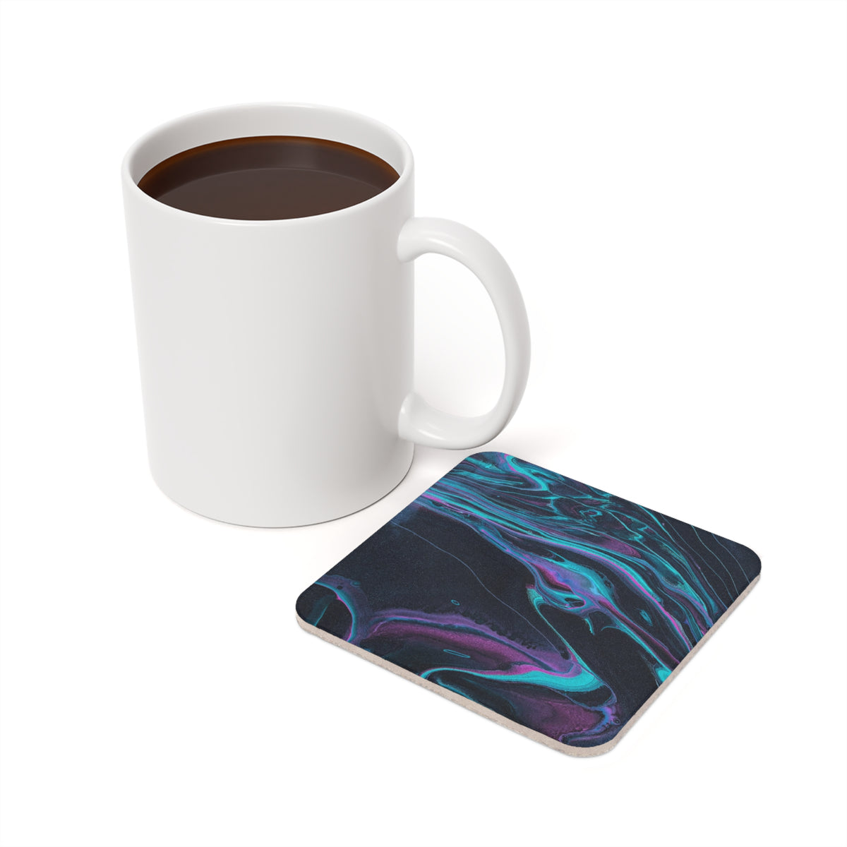 BLXNTT Midnight Pour Cork Back Coaster
